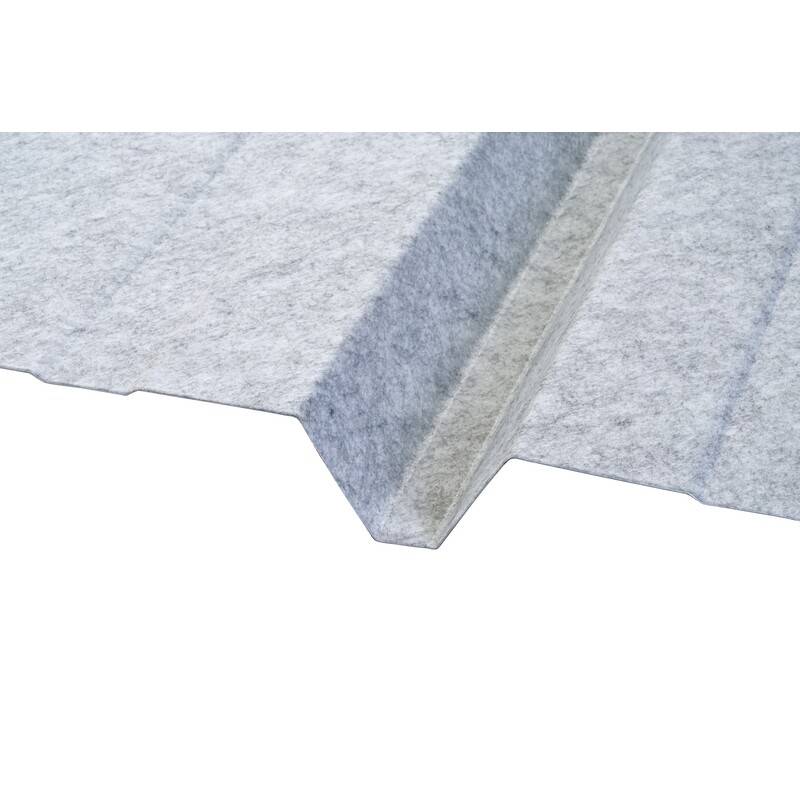 Bac acier laqué - Régulé 1045 0.63mm - Coloris - Gris anthracite RAL 7016, Largeur - 105 cm, Longueur - 200 cm - Image 3
