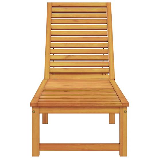 PANGIVO - Transat bois d'acacia massif marron 202 x 53 x 89 cm, Poids :15.4kg - PANGIVO - Image 4