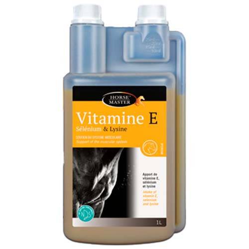 Vitamine E - Sélénium - Lysine liquide récupération cheval HORSEMASTER