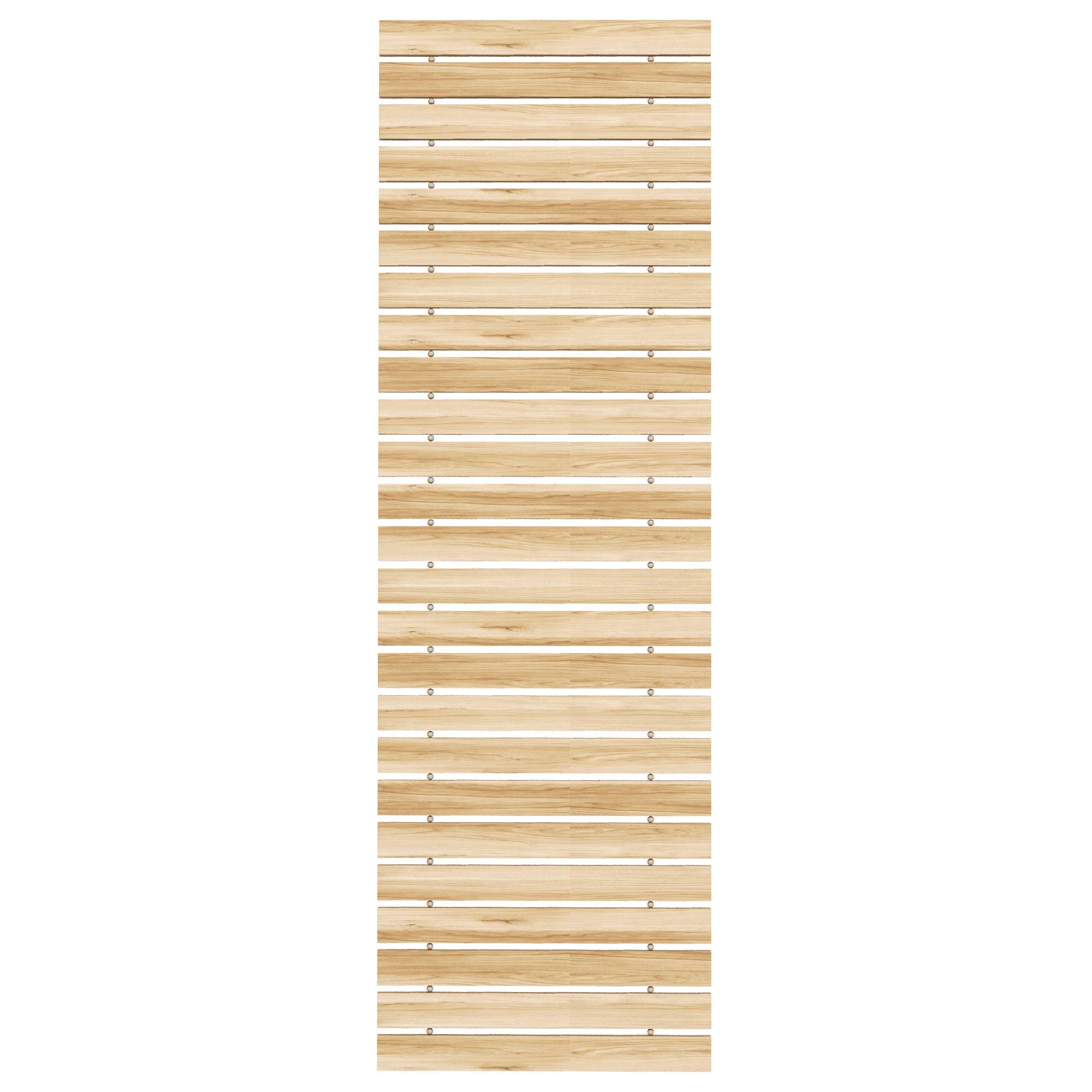 ComfortXL - Chemin de jardin bois de sapin naturel 120 x 38 cm passerelle extérieure enroulable - ComfortXL Outdoor Living - Image 2