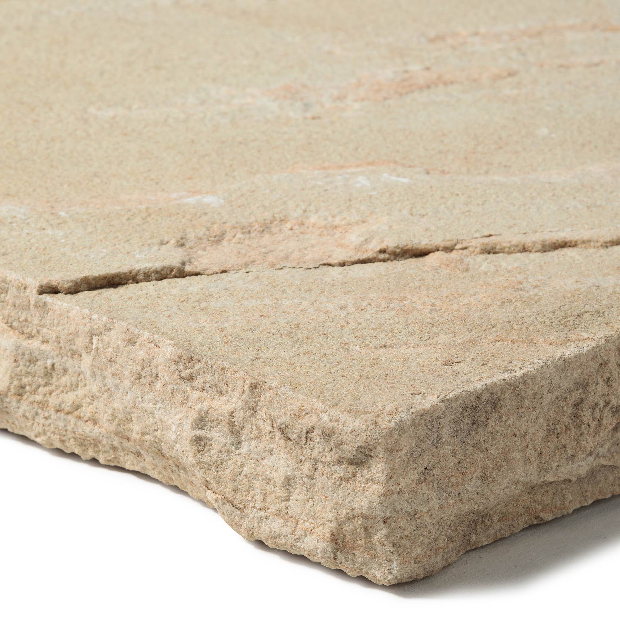 RO'MA Nature - Pas japonais Rectangle Grès Kandla Beige 100x50x4 cm (à l'unité) - RO'MA NATURE - Image 3
