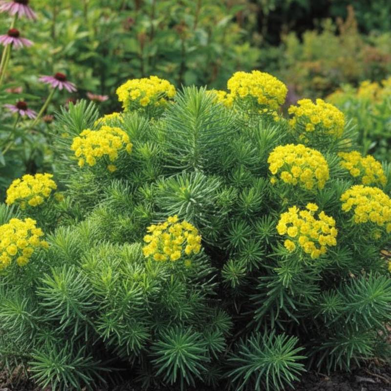Euphorbe faux cyprès Tall Boy à fleurs Jaune/Vert - feuillage Persistant - Godet - 5/20 cm