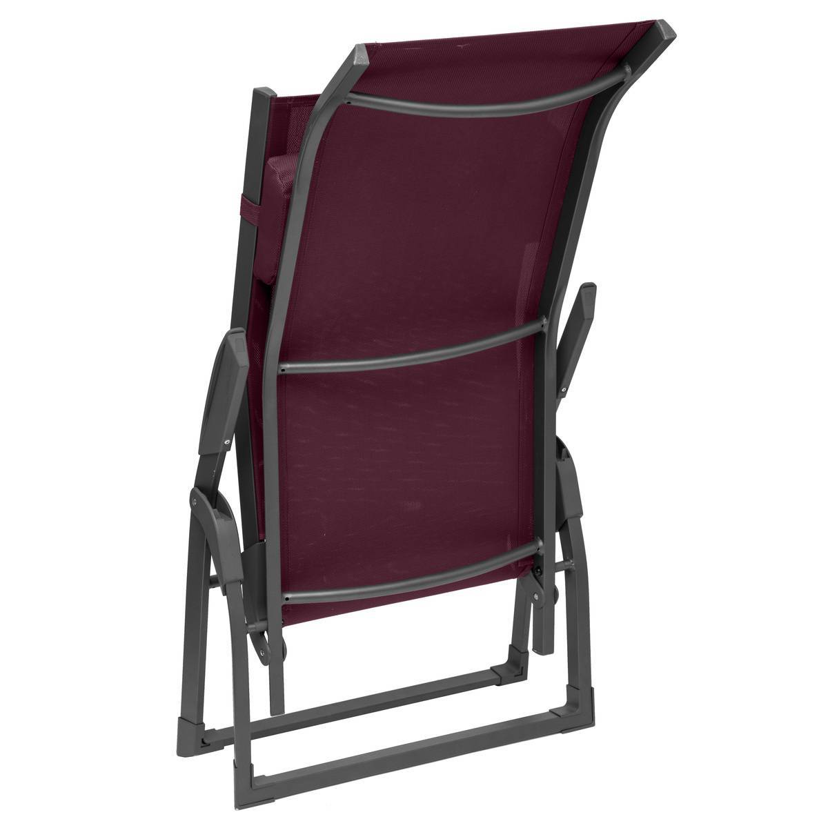 Hesperide - Transat "Decima" bordeaux & graphite aluminium traité époxy en texaline Hespéride - Image 5