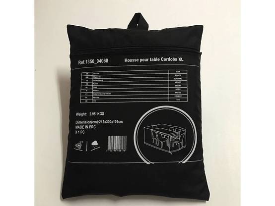 Habitat Et Jardin - Housse De Protection Pour Salon De Jardin Repas - 300 X 212 X 101 Cm - Noir -habitat Et Jardin - Image 3