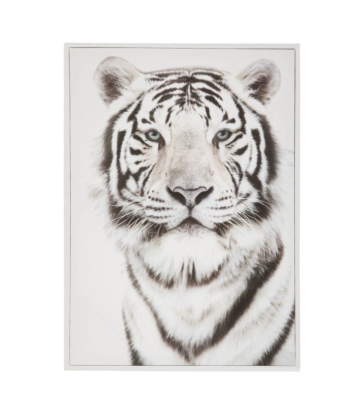 Tableau Toile murale imprimée et encadrée Tigre 50 x 70 cm - Image 1