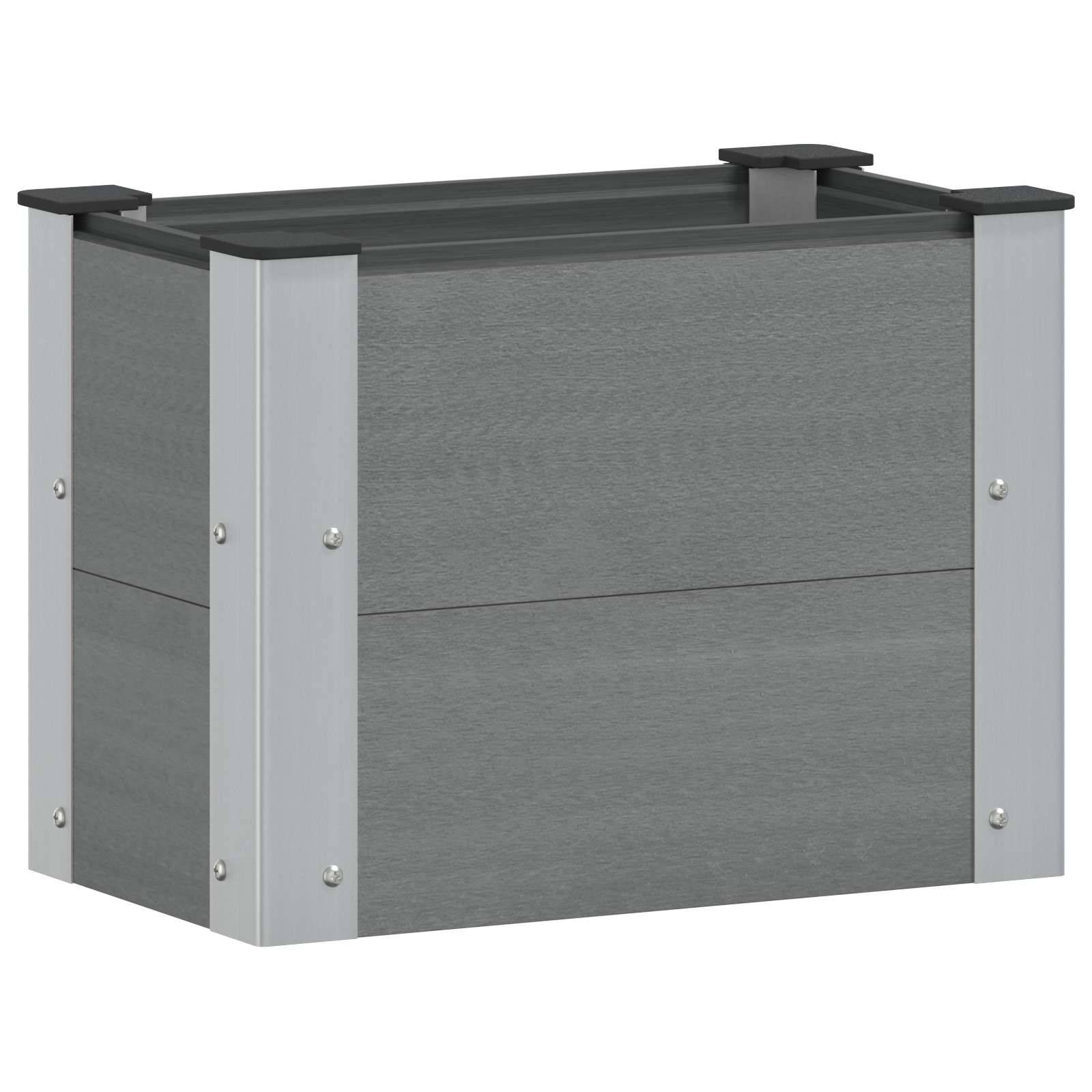 Prolenta Premium - Jardinière aluminium gris  50 x 30 x 36 cm  - Prolenta premium p335.9 - Image 2