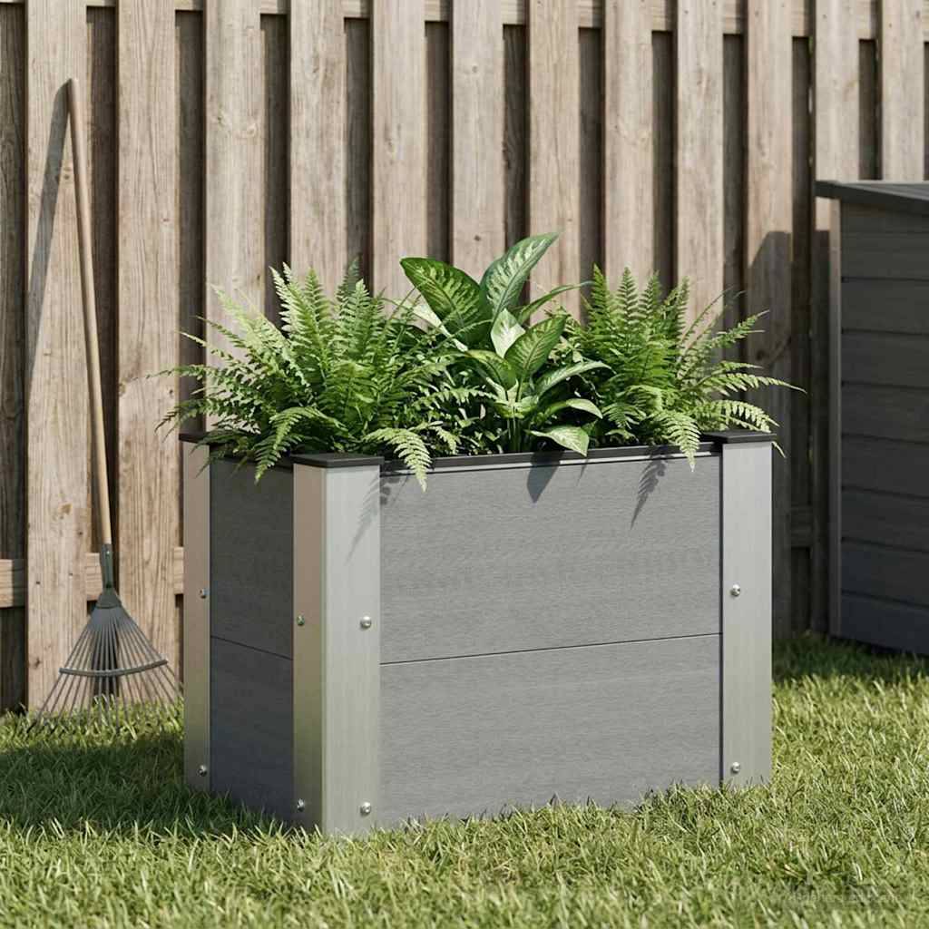 Prolenta Premium - Jardinière aluminium gris 50 x 30 x 36 cm - Prolenta premium p335.9 - Image 1