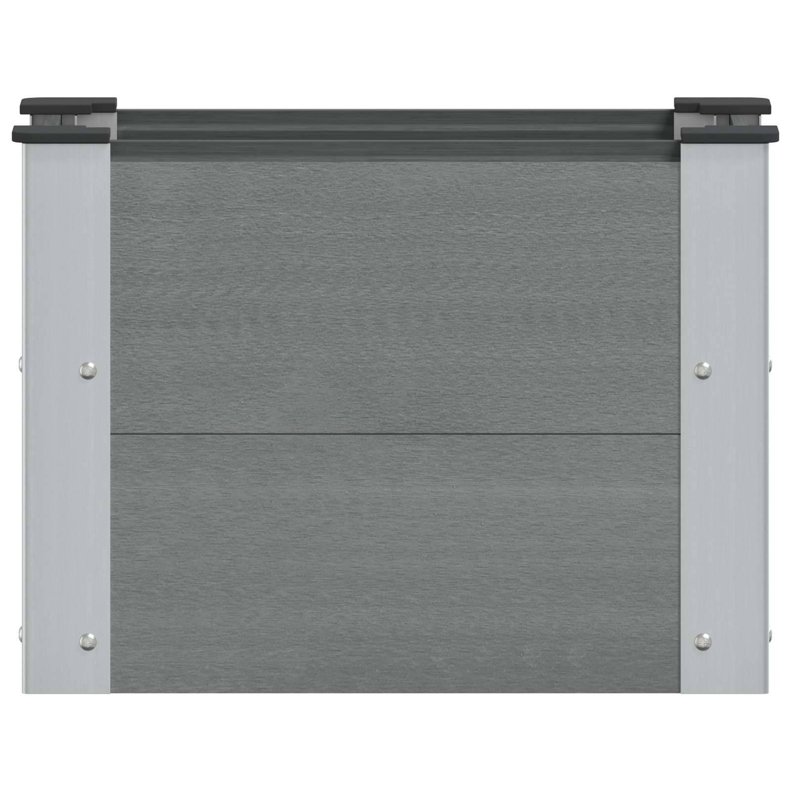 Prolenta Premium - Jardinière aluminium gris  50 x 30 x 36 cm  - Prolenta premium p335.9 - Image 3