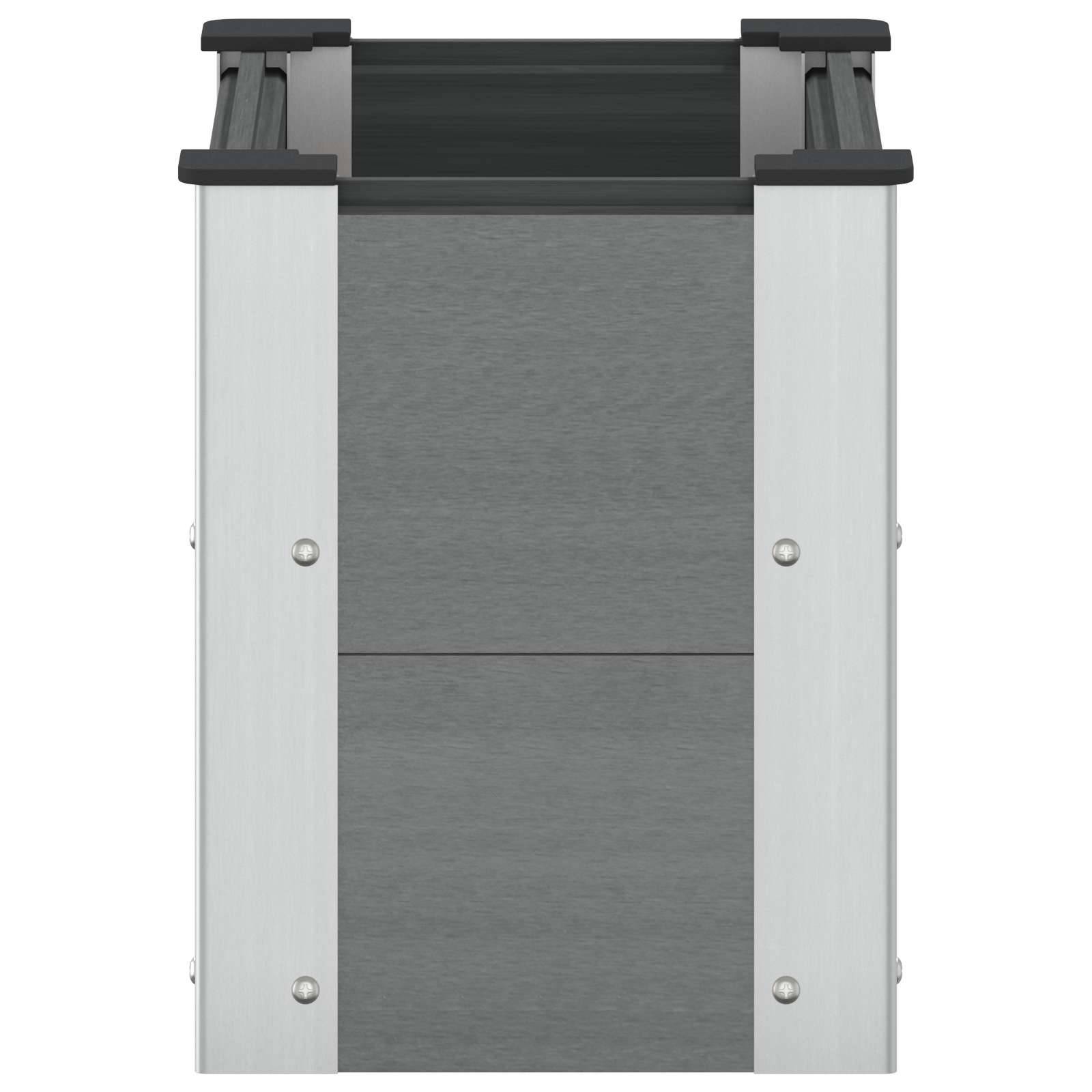 Prolenta Premium - Jardinière aluminium gris  50 x 30 x 36 cm  - Prolenta premium p335.9 - Image 4