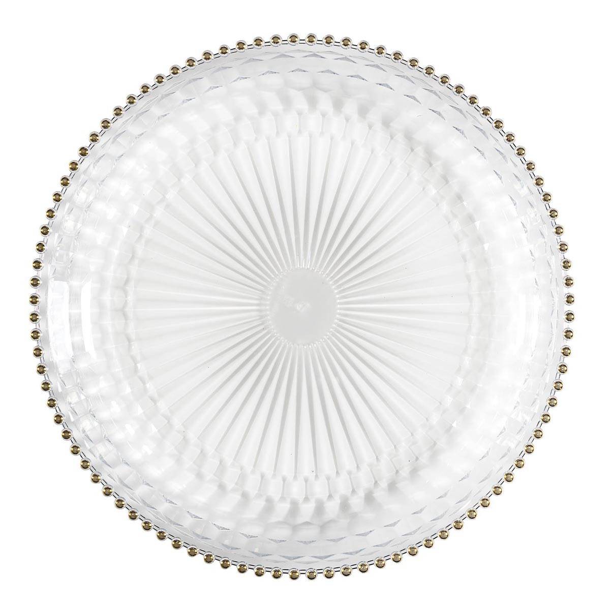 The Home Deco Factory - Plateau de Service "Sabah" 38cm Transparent - Image 2