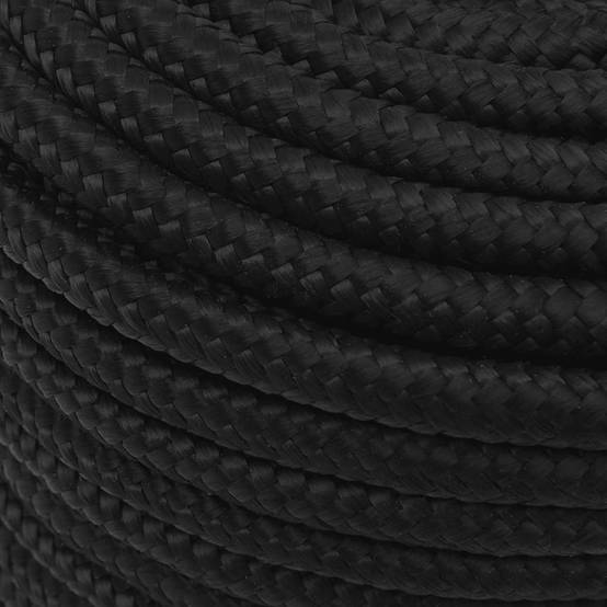 Corde de bateau Noir complet 12 mm 100 m Polypropylène Maison Chic - Image 4
