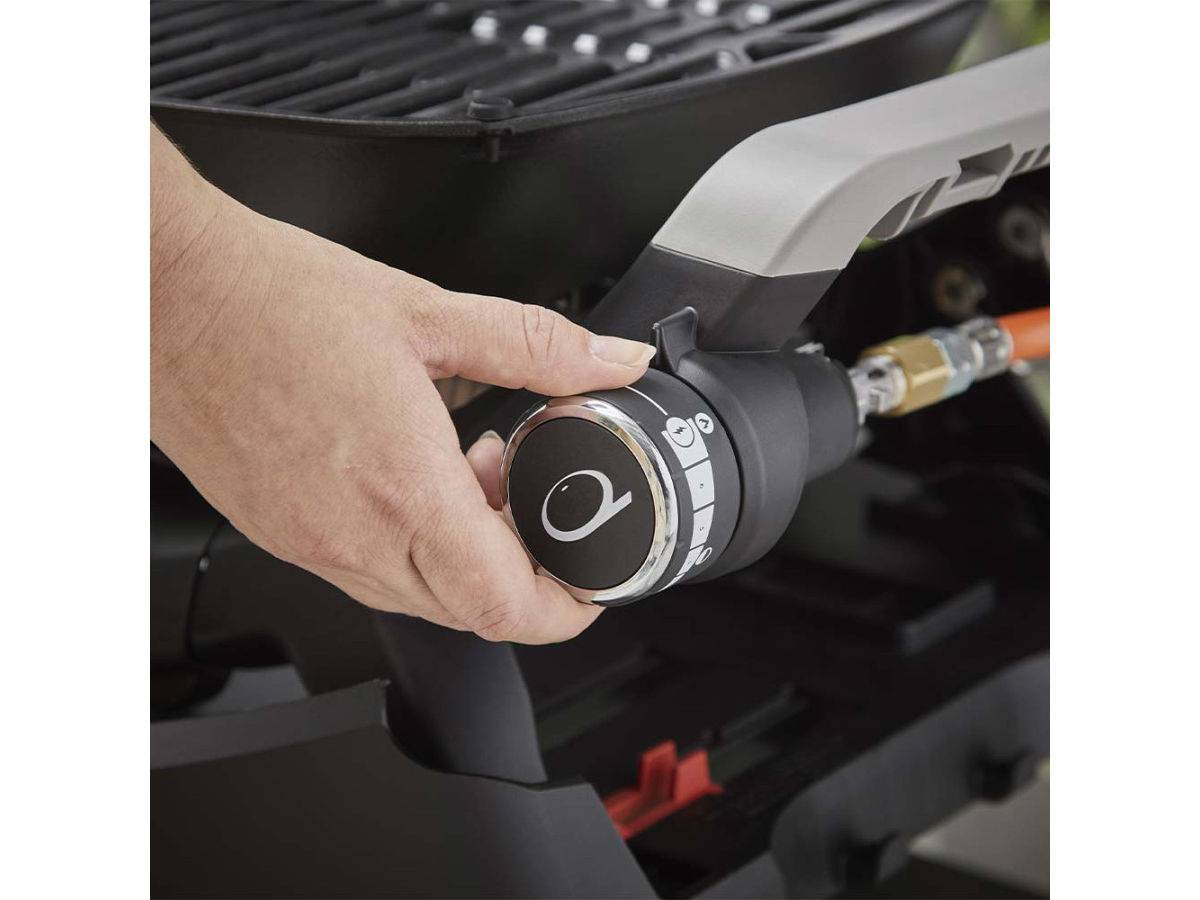 Weber - Barbecue à gaz Q 1200N noir avec pied + Rôtissoire - Weber - Image 6
