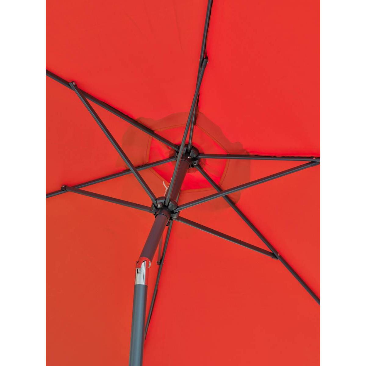 Dcb Garden - Parasol Inclinable à Manivelle "Marbella" 270cm Terracotta - Image 7