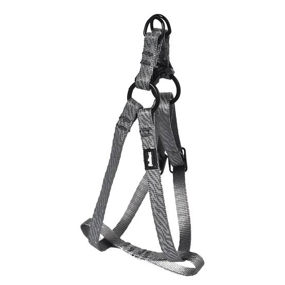 Harnais Réfléchissant Réglable en Nylon - Gris - Ajustable 65-80 cm - Image 2