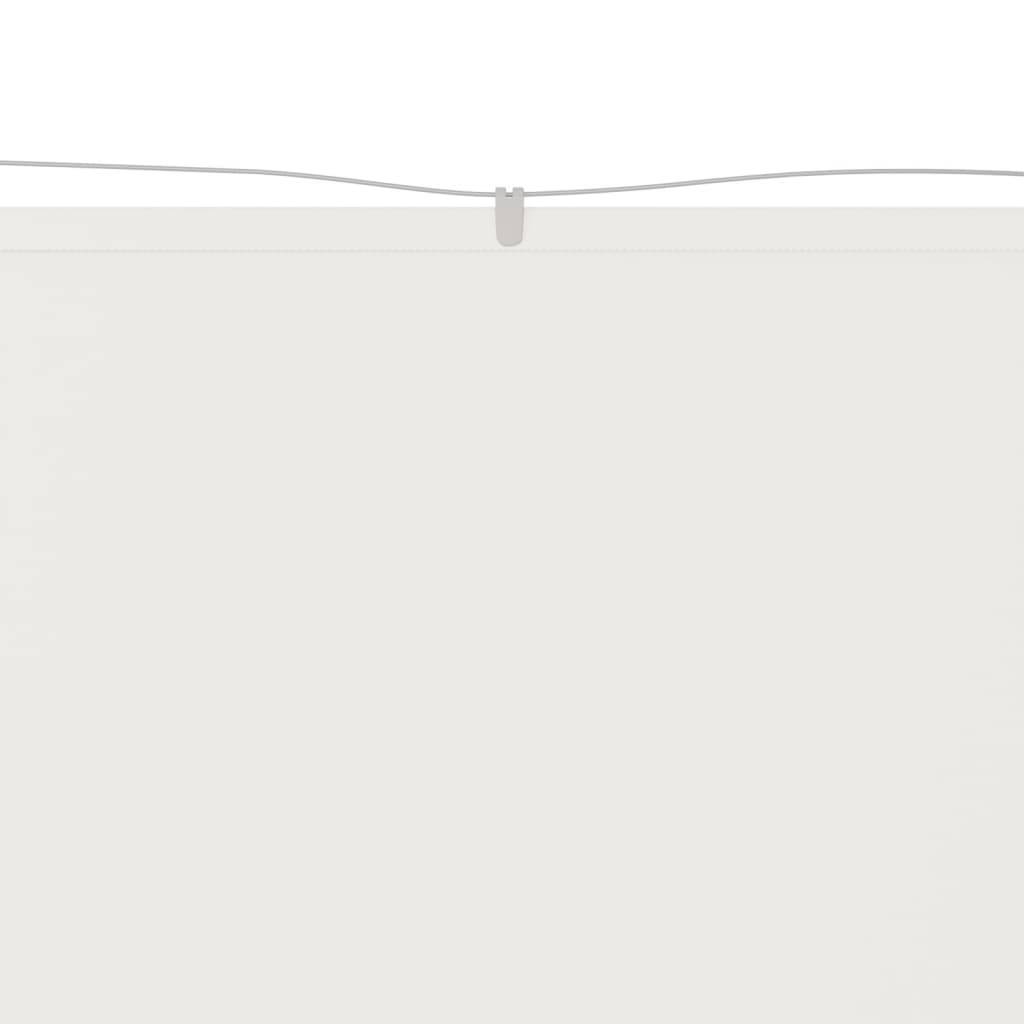 Helloshop26 - Auvent vertical 140 x 420 cm tissu oxford blanc - Image 2