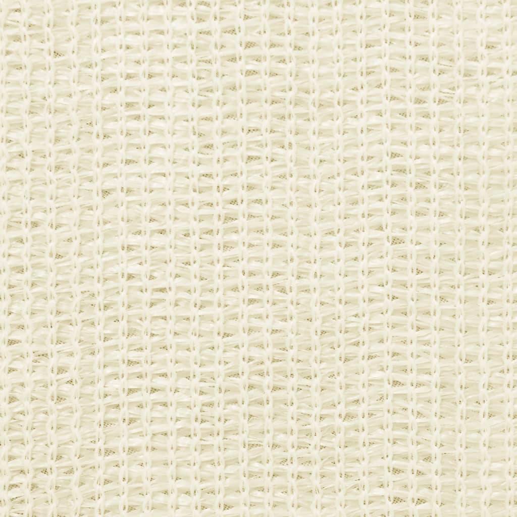 Helloshop26 - Écran de balcon brise pare vue protection confidentialité 120 x 600 cm PEHD crème - Image 3