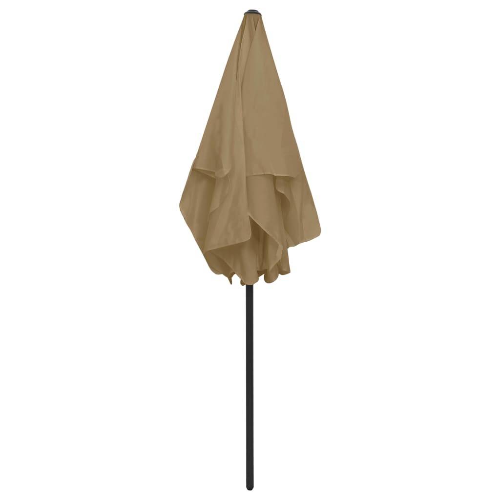 Helloshop26 - Parasol de plage 180 x 120 cm taupe - Image 5
