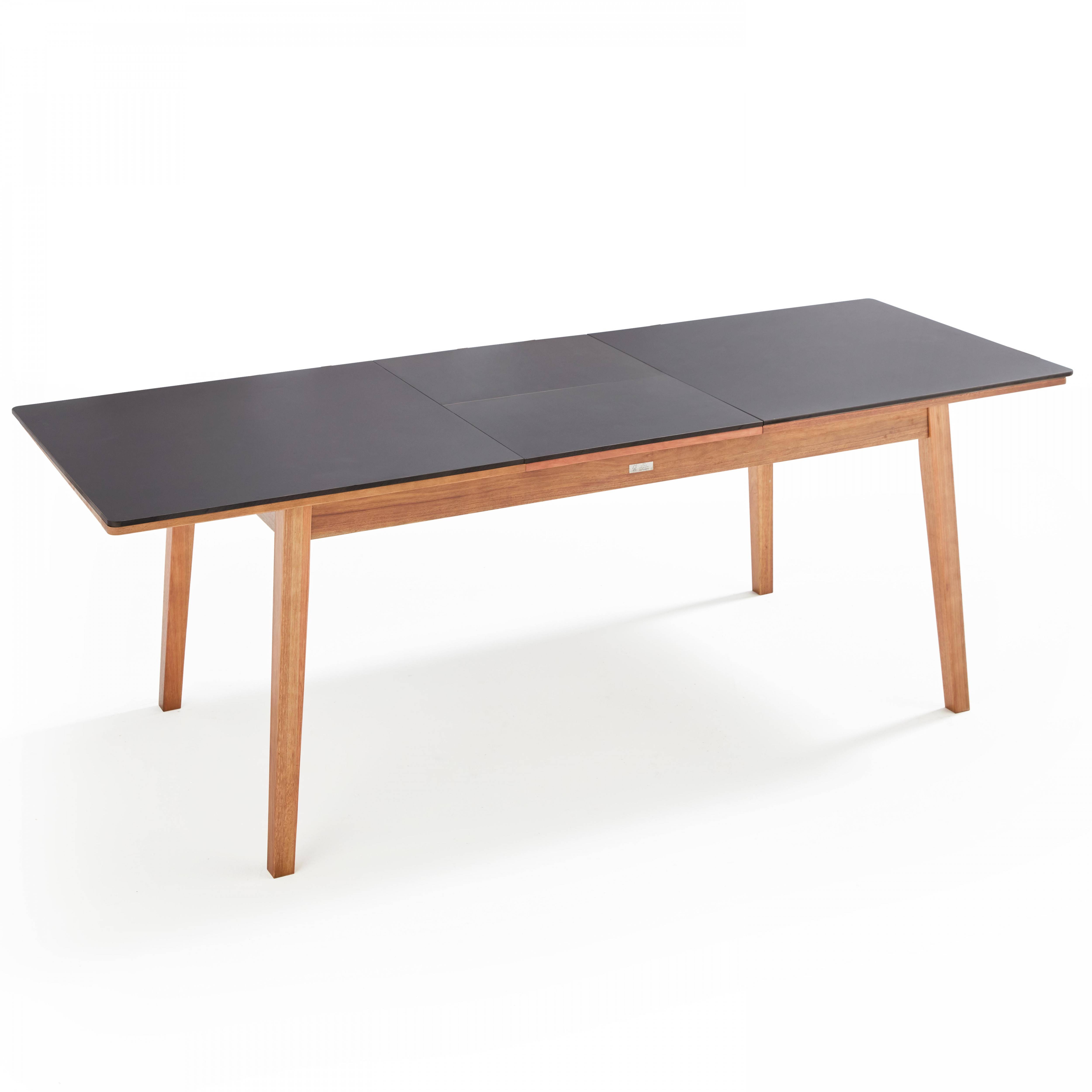 Oviala - Ensemble table de jardin en eucalyptus extensible avec 8 assises Arles - Oviala - Image 4
