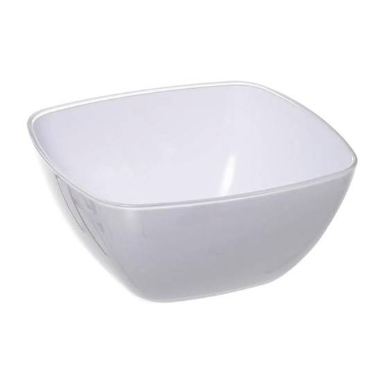 Saladier Carré Réutilisable "Square" 24cm Blanc