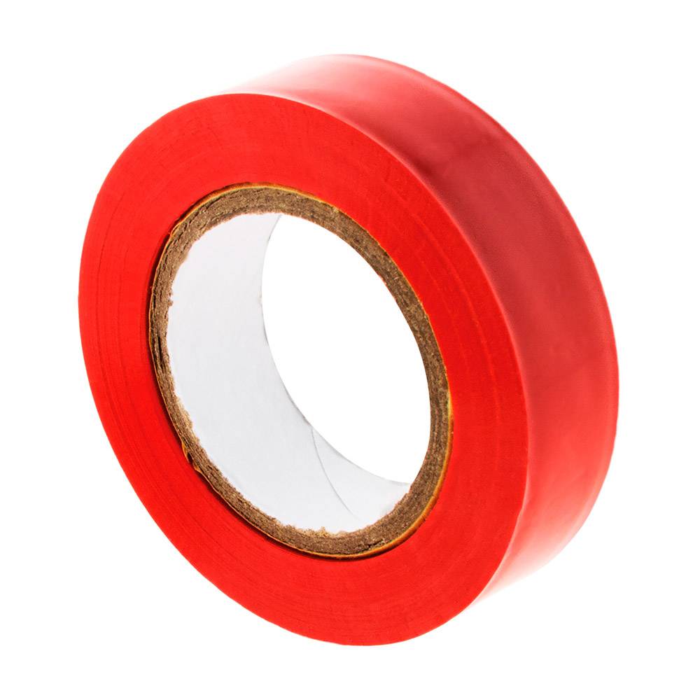 Zenitech - Rouleau adhésif 15mm x 10m rouge