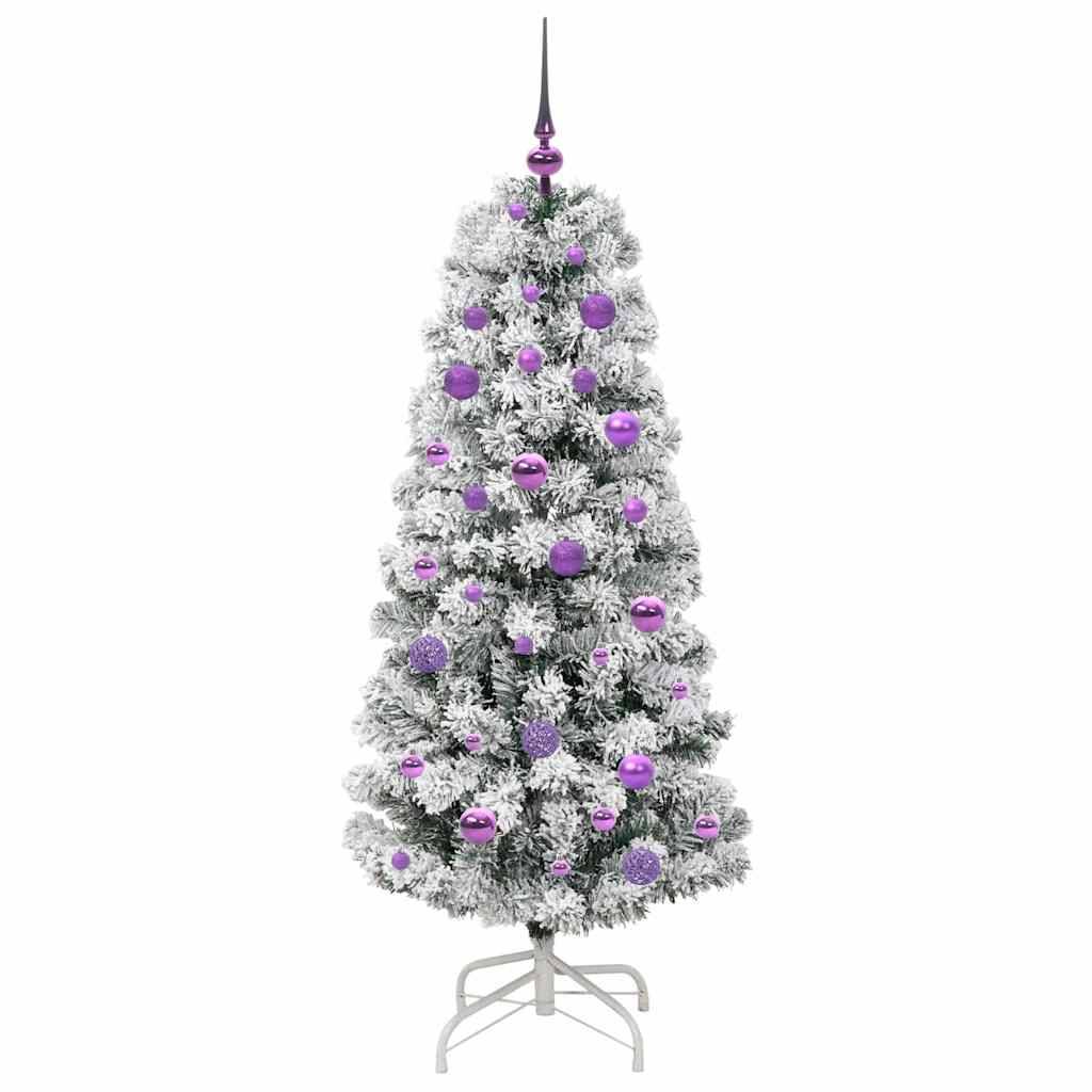 Sapin de Noël | Arbre de Noël Artificiel à Branches Articulées 150 cm Maison Chic - Image 4
