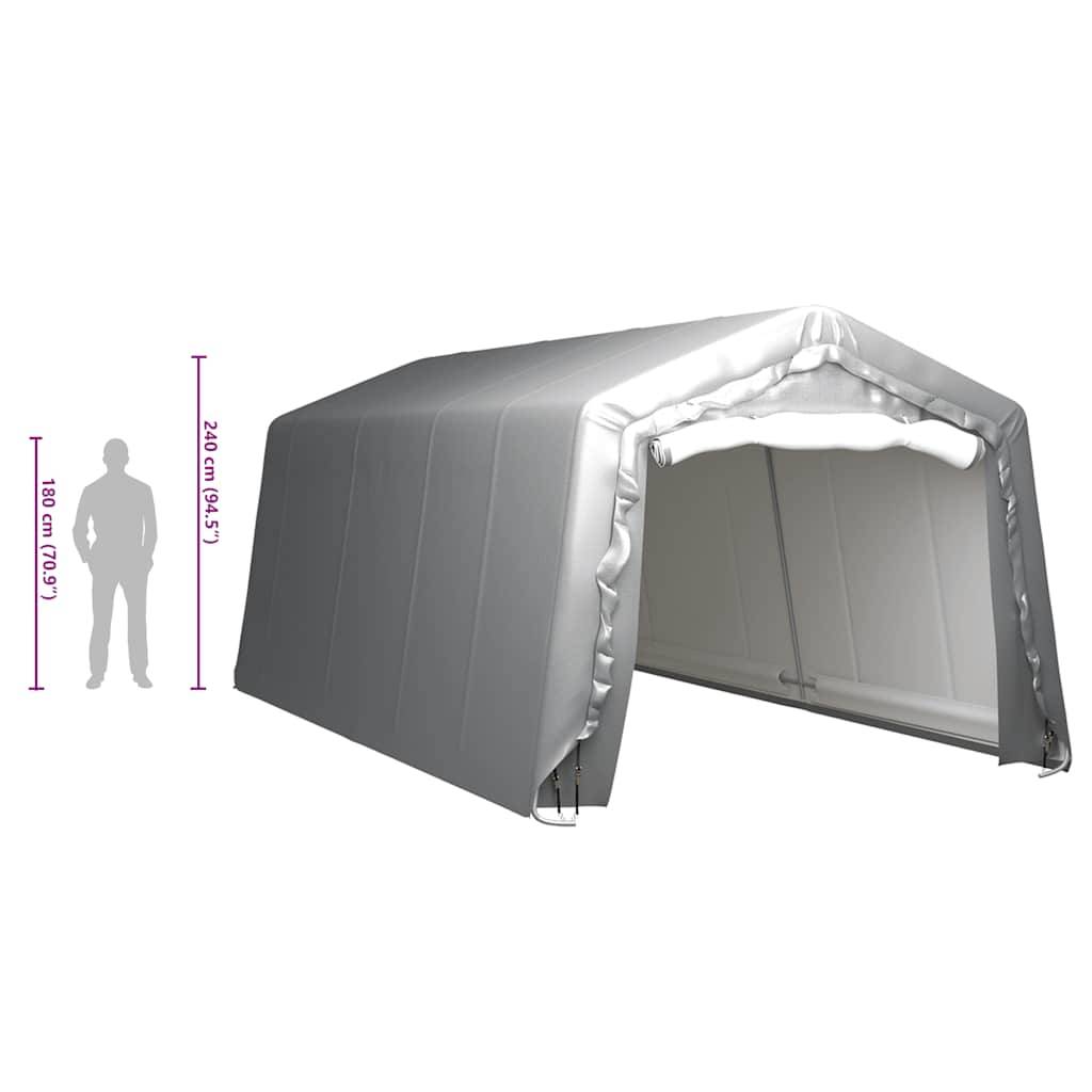 Vidaxl - Tente de rangement 300x600 cm Acier Gris vidaXL 3079588 - Image 6