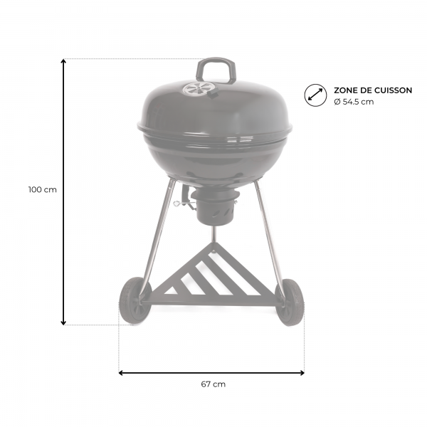 Barbecue à charbon SMOK 60 - Image 8