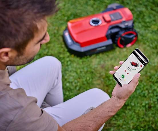 Einhell - Robot tondeuse FREELEXO 500 - 18V - brushless - programmable via appli - capteurs sécurité Einhell - Image 3