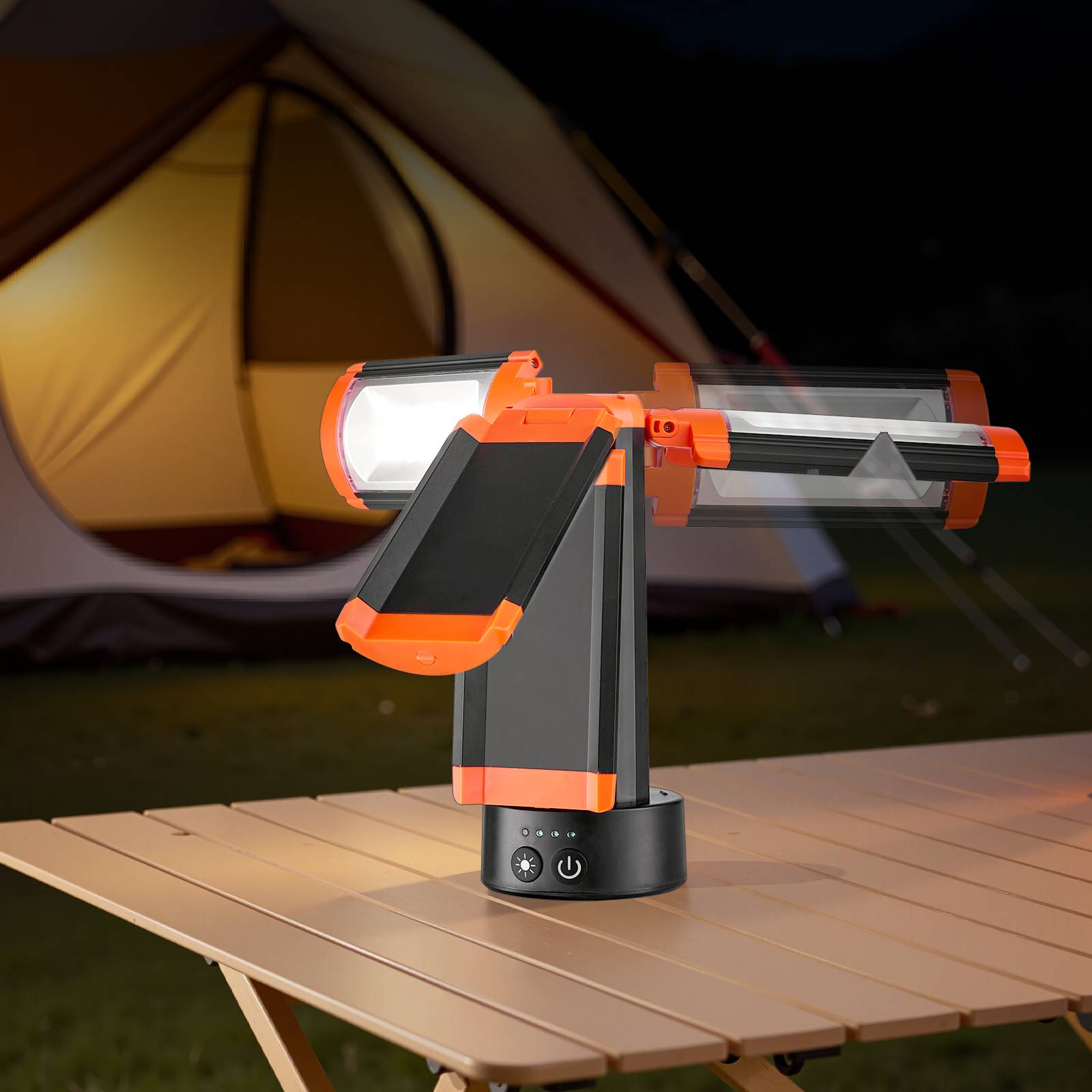 Vevor - VEVOR Projecteur LED sur trépied amovible rechargeable sans fil 13,2 Ah 2200 LM - Image 8