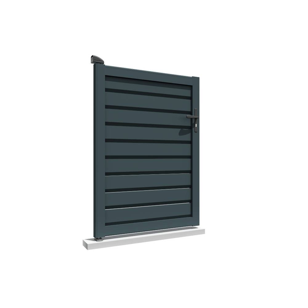 Intersun - Portillon brise-vue L 1000 x H 1557 mm (Gris Anthracite) - INTERSUN - Image 1