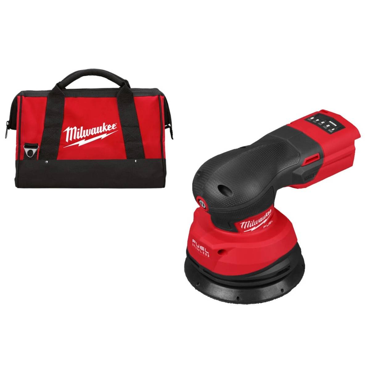 Ponceuse orbital excentrique 125mm FUELM18 FROS125-0B - MILWAUKEE - sans batterie, ni chargeur - sac de transport - 4933498253 - Image 1