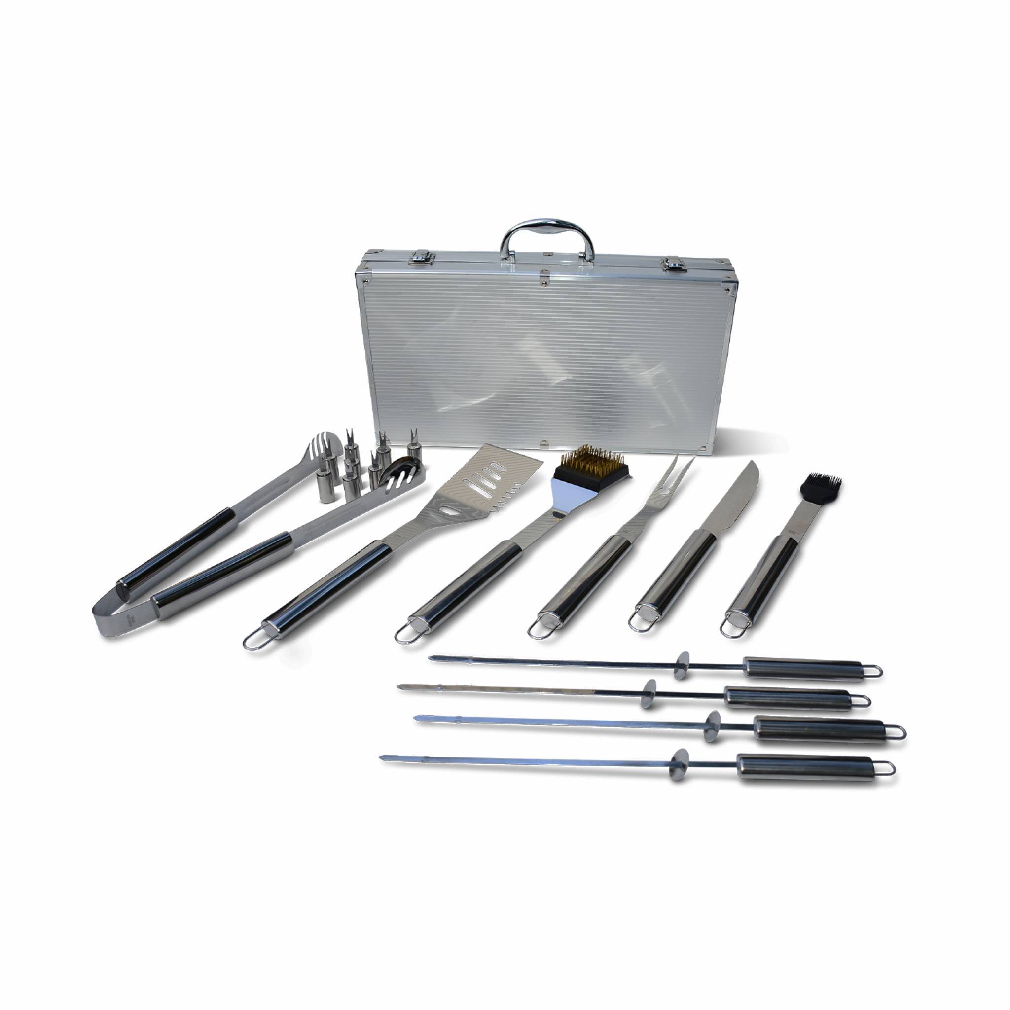 Mallette d'ustensiles pour barbecue et plancha -18 pièces - Image 3