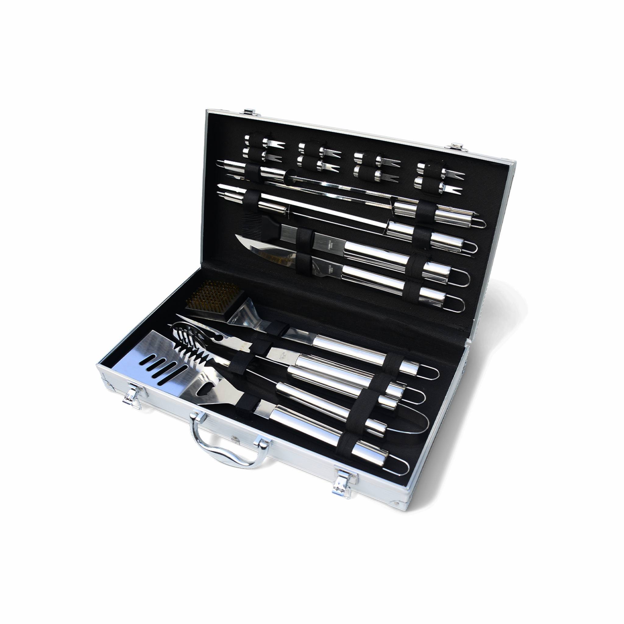 Mallette d'ustensiles pour barbecue et plancha -18 pièces - Image 2