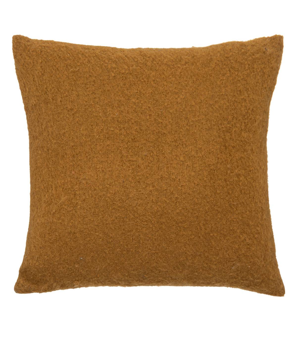 Coussin décoratif Mordoré effet Mohair 45 x 45 cm - Image 1