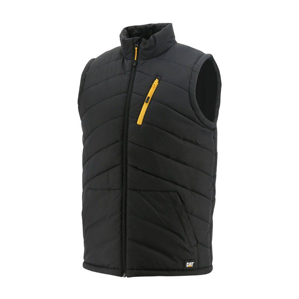 Gilet de travail matelassé sans manches Caterpillar Noir M - Image 1