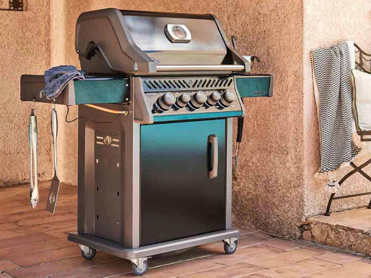 Napoleon - Barbecue à gaz Rogue 425 RB 3 brûleurs + 1 réchaud latéral + 1 brûleur rôtissoire + Plancha - Napoléon - Image 7