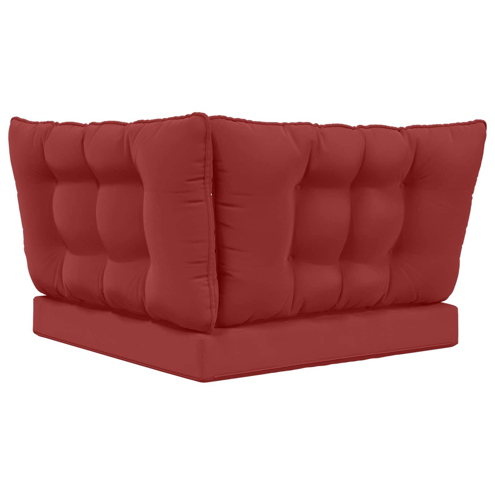PANGIVO - Coussins de canapé extérieur polyester bordeaux 80 x 43 x 10 cm - PANGIVO - Image 7