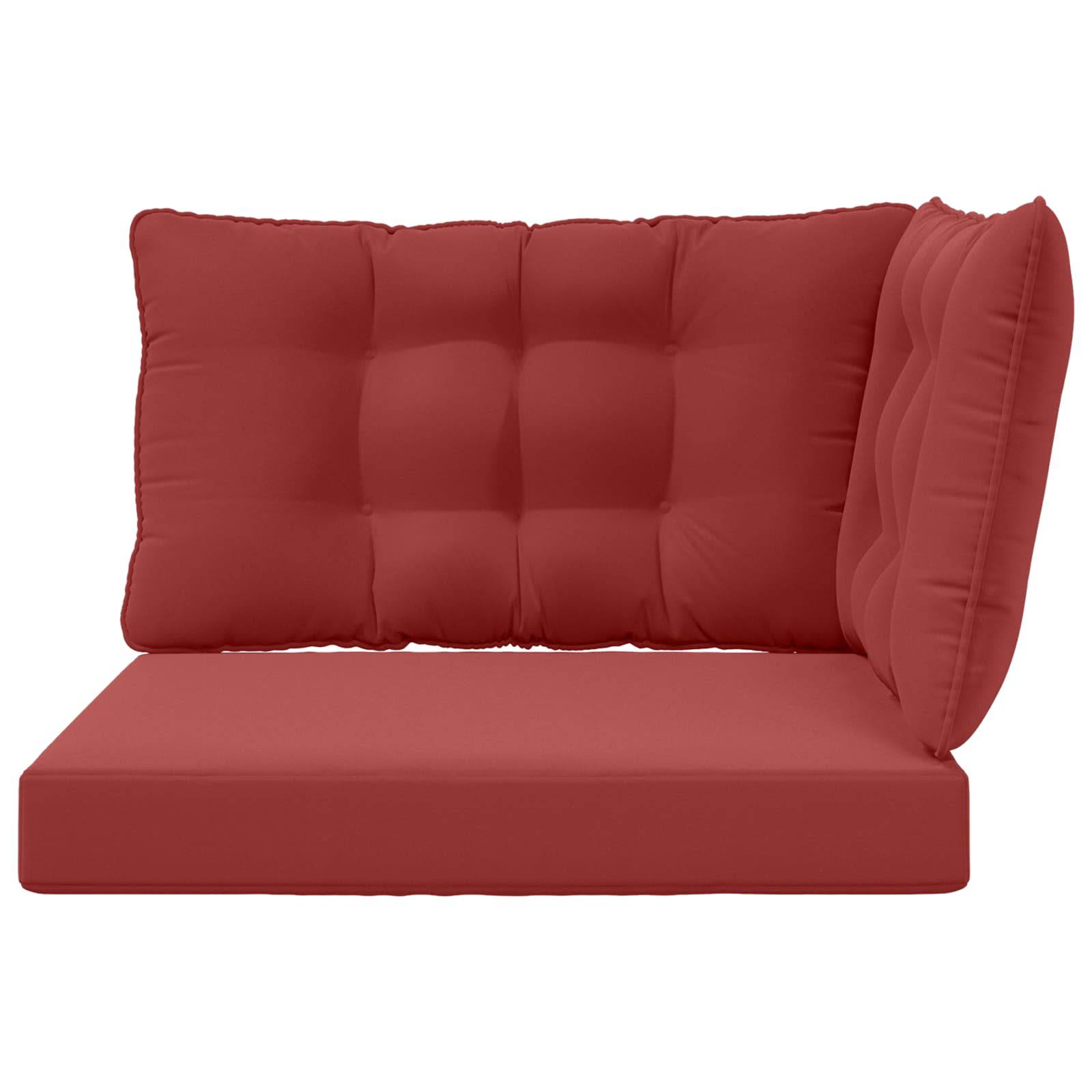 PANGIVO - Coussins de canapé extérieur polyester bordeaux 80 x 43 x 10 cm - PANGIVO - Image 6
