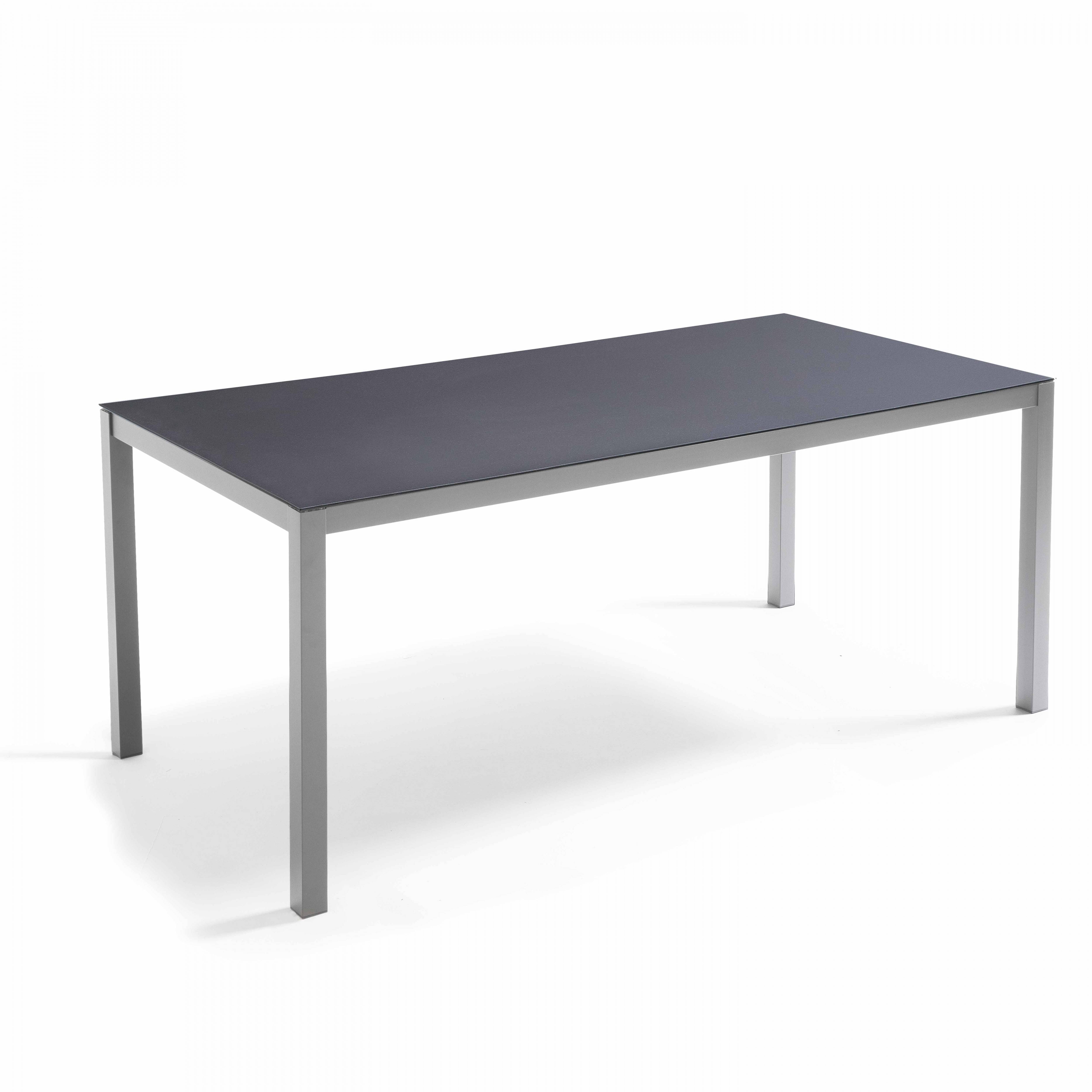 Oviala - Ensemble table de jardin et 8 chaises en aluminium gris - Oviala - Image 3