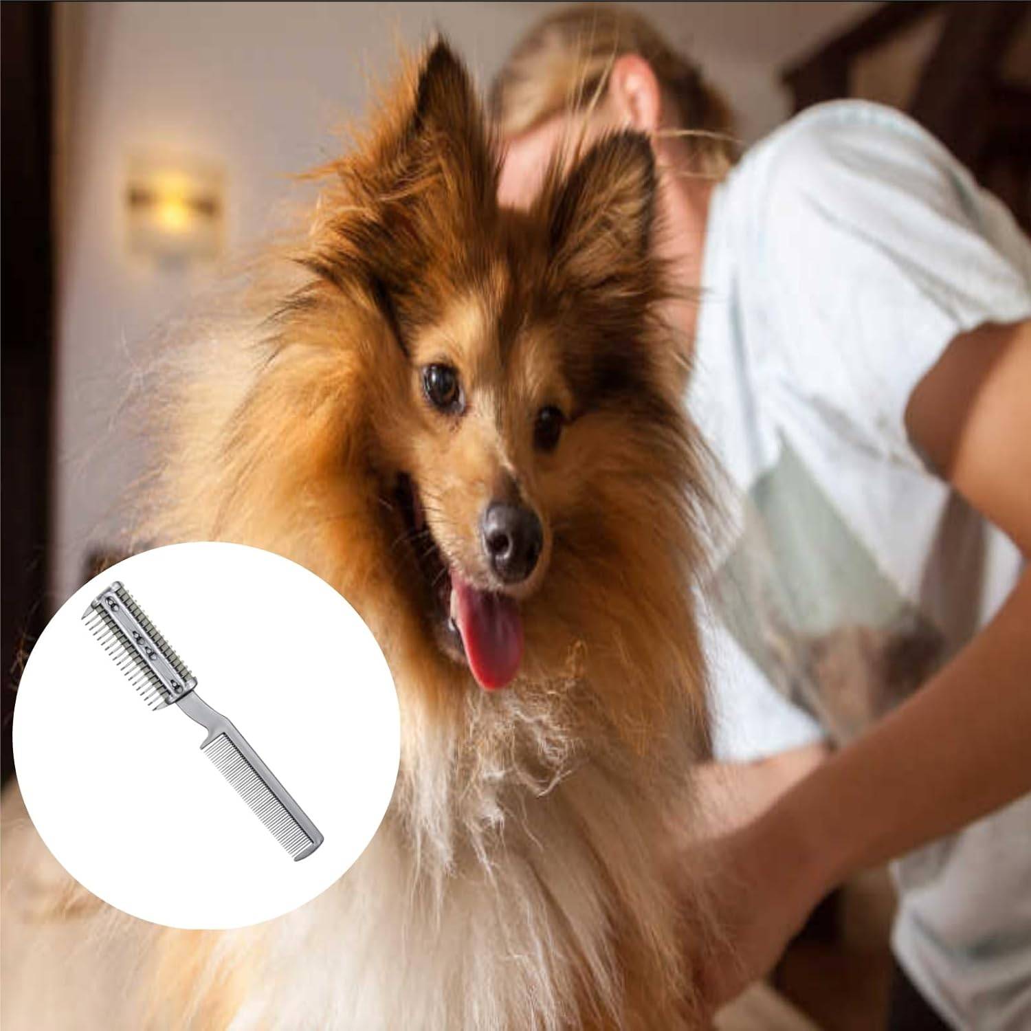 Peigne double face pour chien - Lame incluse - Démêlage pro DtopbuyAge - Image 5