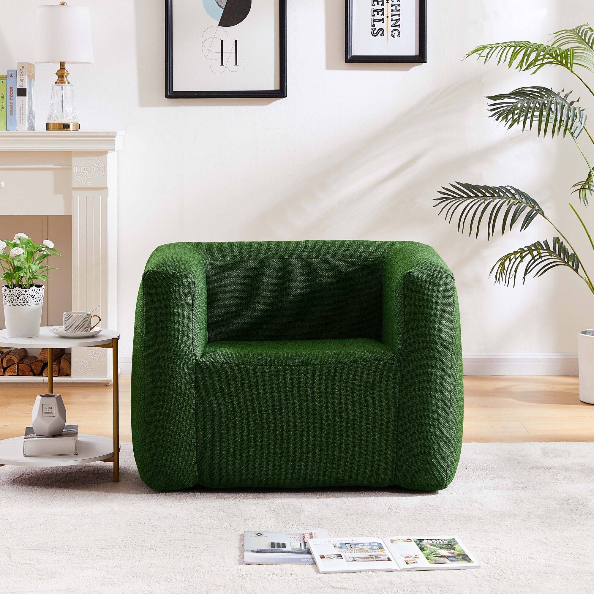 Fauteuil gonflable Terracotta - Intérieur et extérieur - Couleur Vert - Image 5