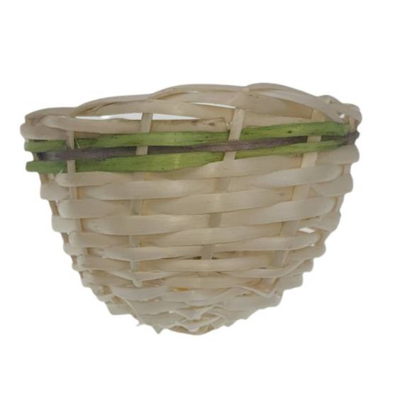 2 nids en osier pour canaris, ø 11 cm, pour oiseaux - Image 2