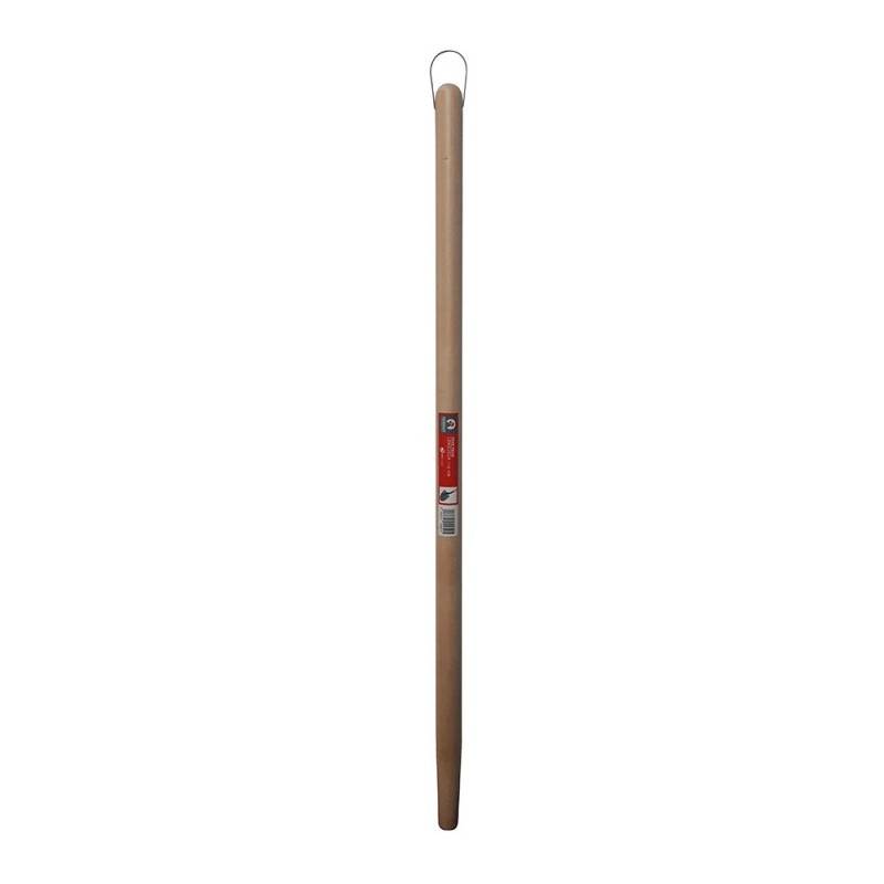 Manche En Bois Col Rond Avec Agrafe 110cm Pour Pelles Mermier 100051 - Image 1