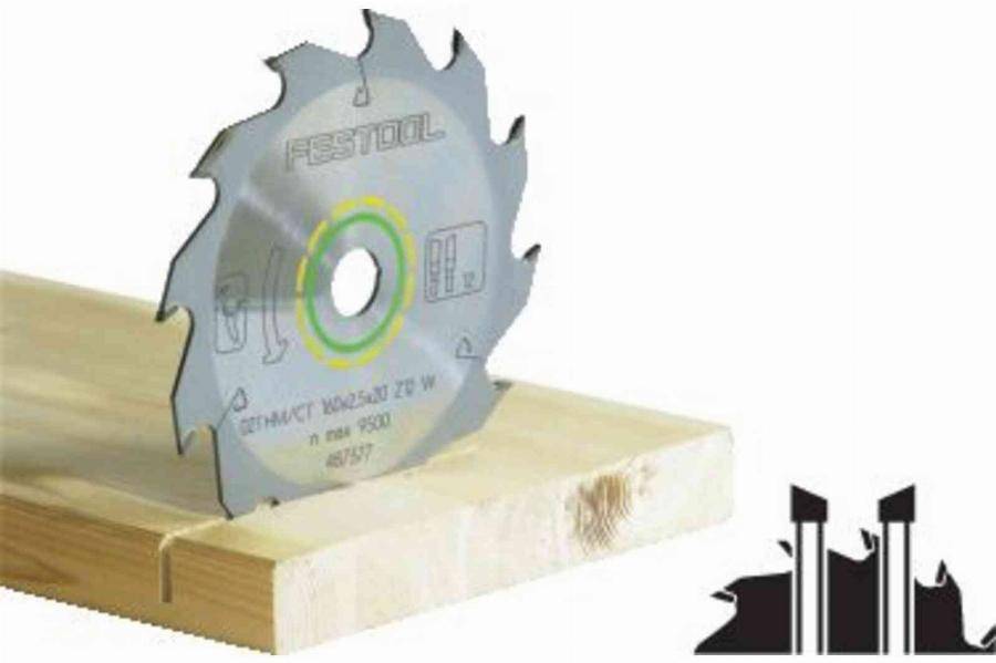 Lame de scie circulaire FESTOOL - bois - Ø210 mm - 18 dents - 493197