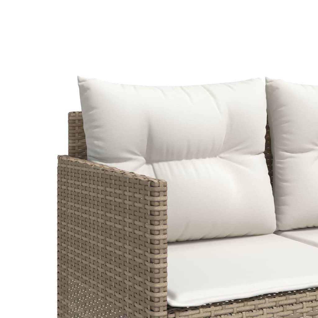 Maison Chic - Bain de soleil - Transat - Chaise longue avec coussins beige résine tressée - MEUBLE PRO-JU6459 - Image 7