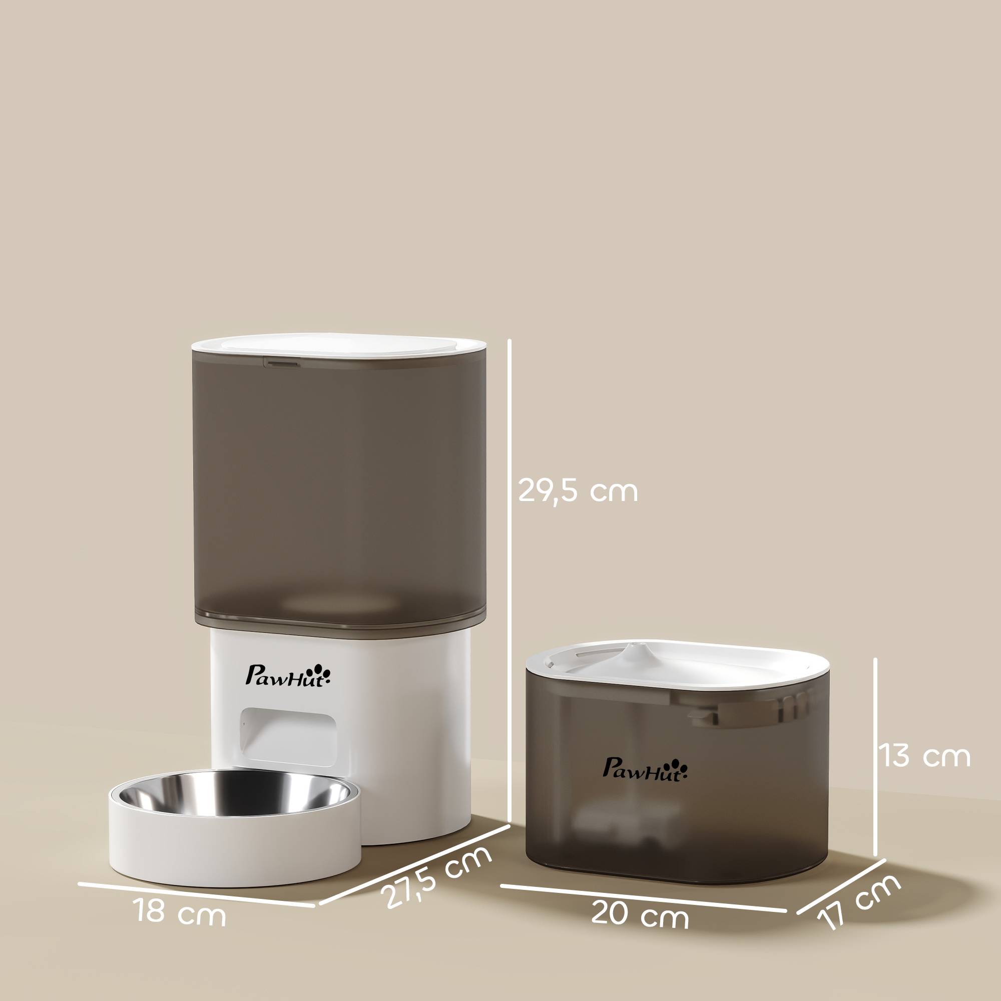 Distributeur de nourriture pour chats et chiens de 3 L avec contrôle par application, 1 à 10 repas par jour, filtres, lumière LED - Image 4
