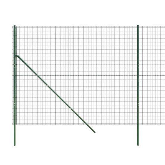 Clôture en treillis métallique vert 2 x 25 m acier galvanisé, Poids :51 ...