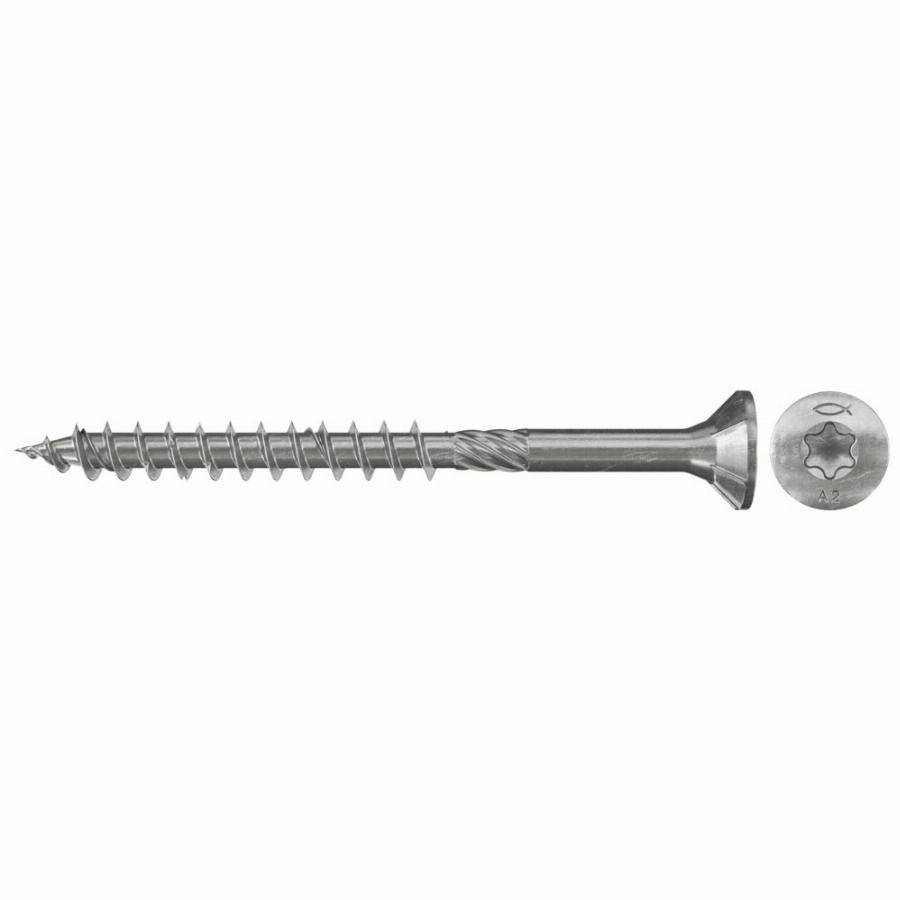 Fischer - Vis à bois Power FPF-ST FISCHER 5 x 80 A2F - Boite de 100 - 657094 - Image 1