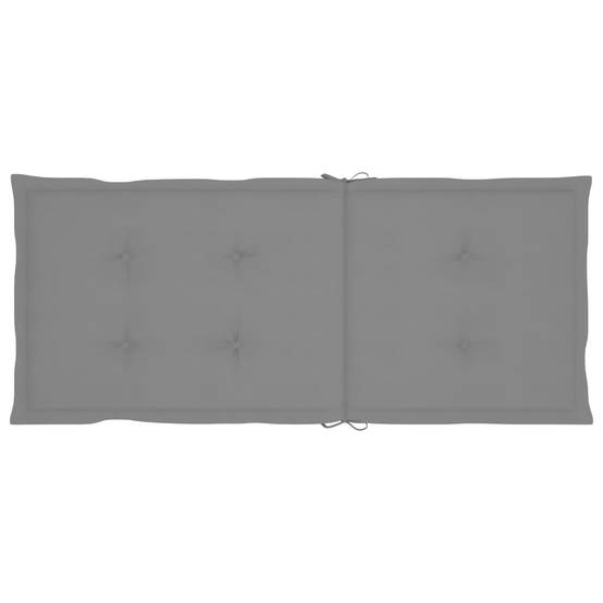 Chaise à bascule bambou avec coussin gris 66 x 86 x 105 cm - PANGIVO - Image 6