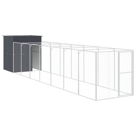 Niche plastique acier anthracite 165 x 863 x 181 cm - Prolenta premium p3458.4 - Image 1